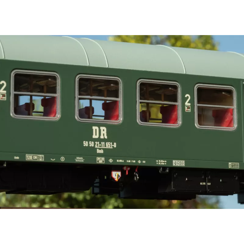 Märklin 42581 H0 Personenwagen 2. Klasse der Deutschen Reichsbahn, Epoche III