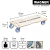 Wagner design yourself Transportrolle MM 1325 Birke 590 x 290 x 110 mm bis 300 kg (20132501)