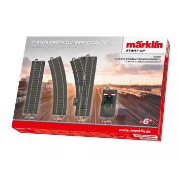 Märklin C-Gleis Ergänzungspackung C1 – Spur H0 (24900)