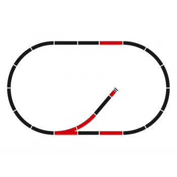 Märklin C-Gleis Ergänzungspackung C1 – Spur H0 (24900)