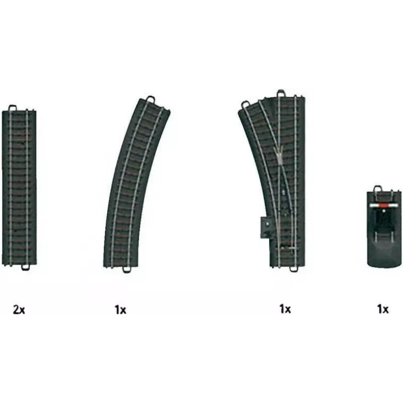 Märklin C-Gleis Ergänzungspackung C1 – Spur H0 (24900)