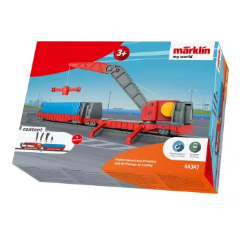 Märklin World 44347 H0 Belade-Zusatzset mit Kranwagen