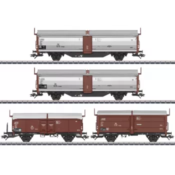Märklin Tbes-t-66 Schiebedach/Schiebewand-Wagenset (47301)