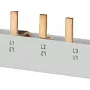 SIEMENS Stift-Sammelschiene 4x3-Phasen 5ST3645, 12 Module, 63 A, 400 V, 10 mm², vollisoliert