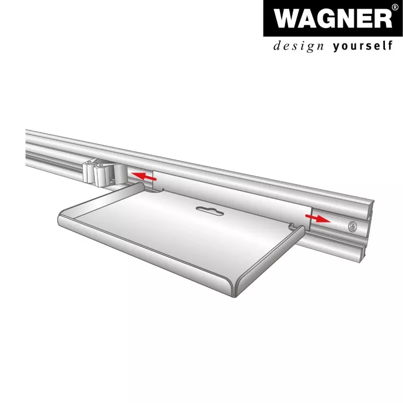 Wagner design yourself Wandhalterung WH 2088 Schwarz (15208801)