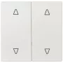 SIEMENS Delta Style Jalousie-Wippe mit Symbol, Titanweiß 5TG7147