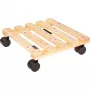 WAGNER design yourself Pflanzenroller GH0646 Quadratisches Holz-Motiv 29 x 8 cm 20064601