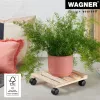 WAGNER design yourself Pflanzenroller GH0646 Quadratisches Holz-Motiv 29 x 8 cm 20064601