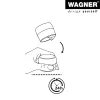 Wagner EH 5225 15522511 Türstopper, Kunststoff