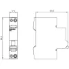 Siemens SENTRON 5SL6010-6 Leitungsschutzschalter, 1P+N, C10, 230V, 6kA