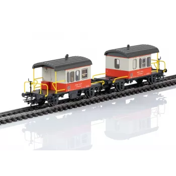 Märklin 46850 H0 SBB Sputnik Schiebewandwagen-Set, 2 Wagen