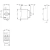 Siemens 3LD30300TK13 Hauptschalter / Lasttrennschalter, 3-polig, 16 A, 7,5 kW, Rot/Gelb