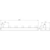 SIEMENS 5ST36760 Stift-Sammelschiene 10mm² 1P+N 12 Module, 6 AFDD + 6 Komponenten