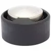 Wagner design yourself EH 5171 Türstopper, Zinkdruckguss mit Gummipuffer, Ø 5 cm, Matto-Nickel/Schwarz 15517111