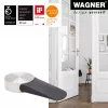 Wagner Design Yourself EH 5116 Türstopper, Zinkdruckguss mit Gummipuffer, Ø 50 mm, Mattnickel 15511611