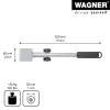 Wagner design yourself MM 4121 Möbelheber, Silber, 38 cm (20412101)