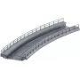 Märklin Kurvenrampe für Brückenpfeiler H0 Maßstab Grau 074623