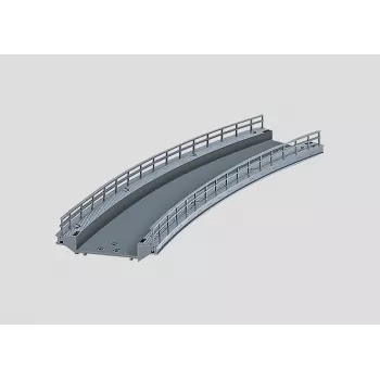 Märklin Kurvenrampe für Brückenpfeiler H0 Maßstab Grau 074623