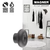 Wagner Design Yourself DOT Garderobenhaken GH 0202, 1 Haken, Schwarz 17020221