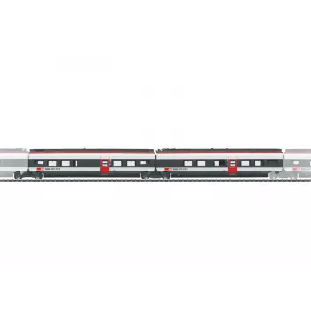 Märklin 043451 H0 SBB Giruno Ergänzungswagen-Set, 2-teilig, Epoche VI
