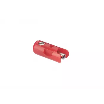 Märklin 71425 Rote Hülsenverbinder – 10-teiliges Modellbahn-Buchsen-Set für Strom- und Signalverkabelung