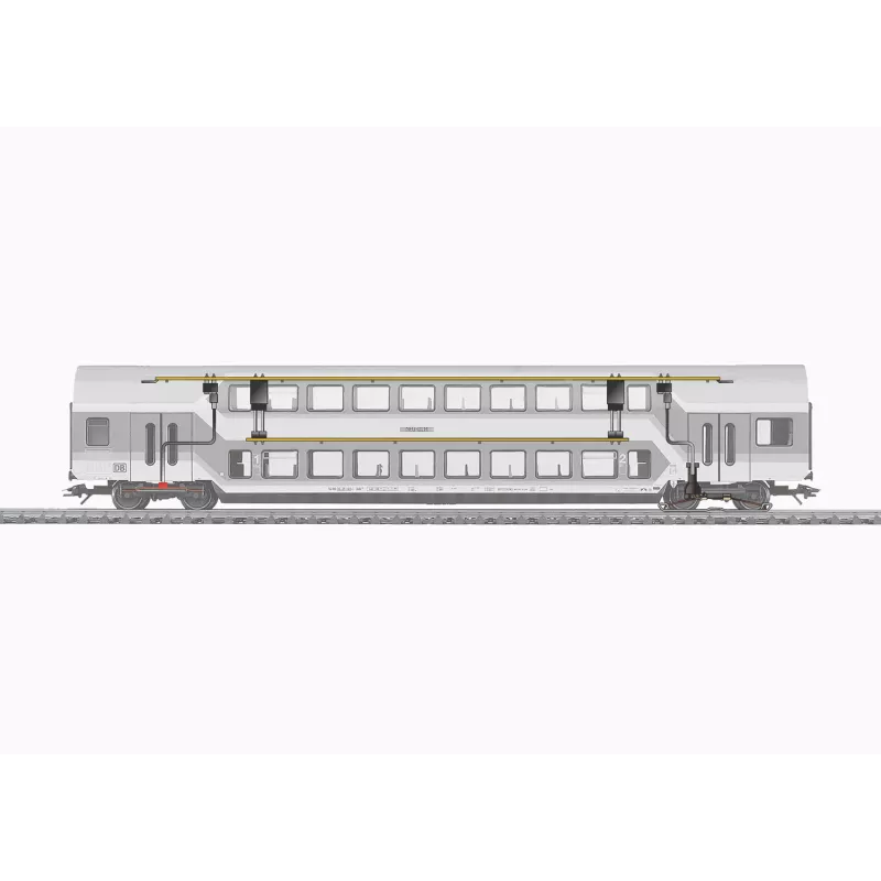Märklin 73141 LED-Innenbeleuchtung für HO-Wagen, Warmweiß, Grau
