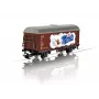 Märklin 44252 H0 Gms 30 gedeckter Güterwagen, Epoche III, DB, Braun