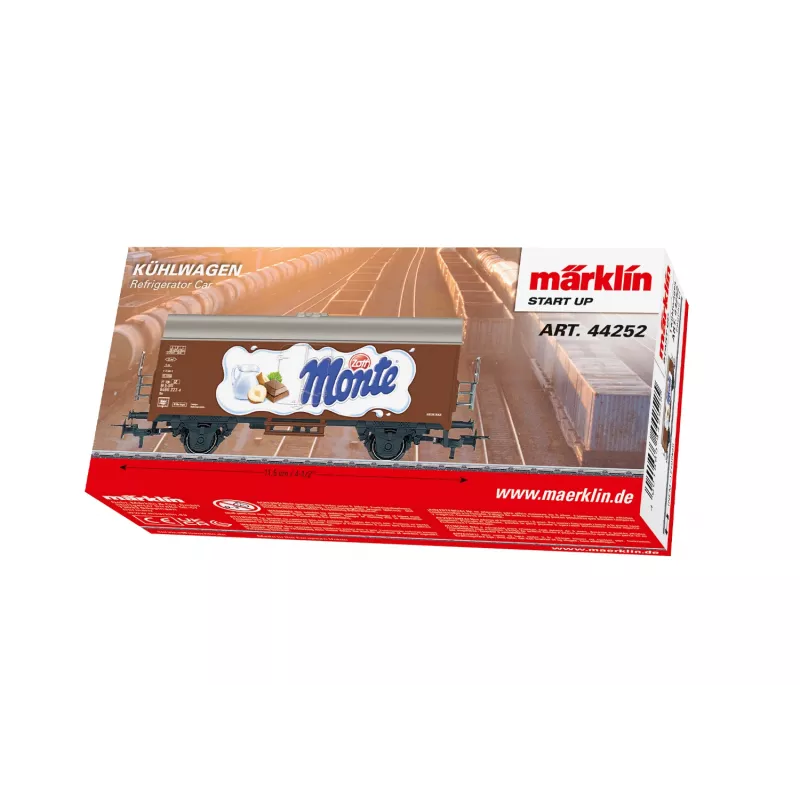 Märklin 44252 H0 Gms 30 gedeckter Güterwagen, Epoche III, DB, Braun