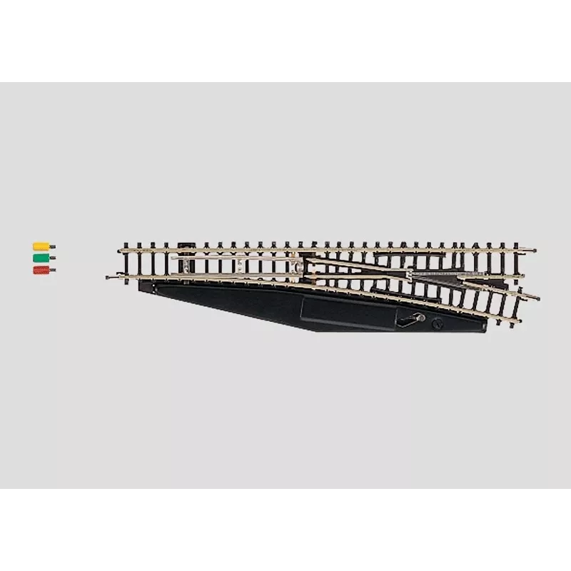 Märklin 8563 Elektrische Rechtsweiche, Spur Z, Mini-Club, Schwarz/Gelb