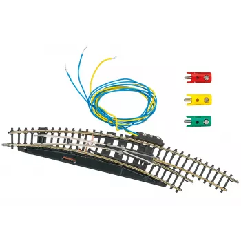 Märklin Z-Gauge Elektromagnetische Bogenweiche Rechts - Schwarz/Gelb (8569)