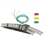 Märklin Z-Gauge Elektromagnetische Bogenweiche Rechts - Schwarz/Gelb (8569)