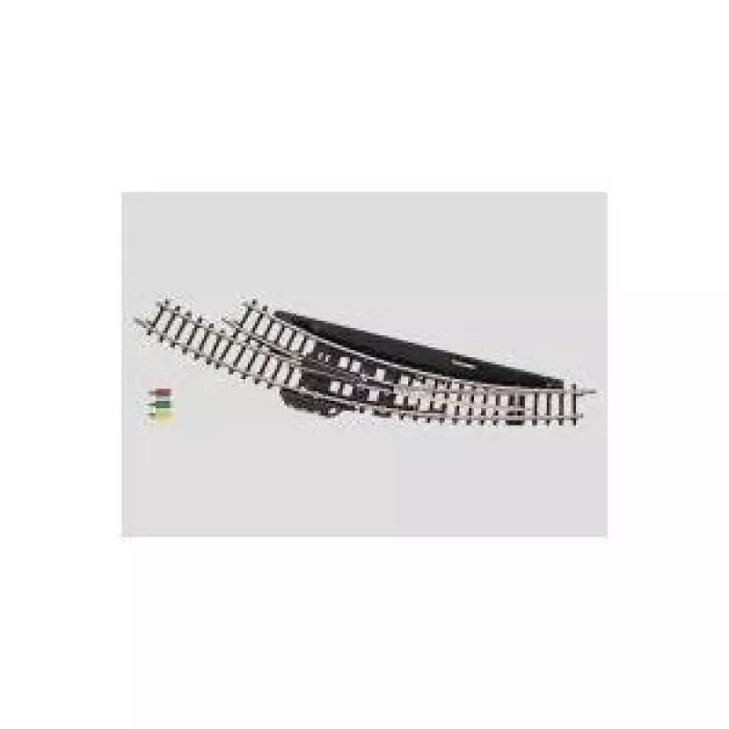 Märklin Z-Gauge Elektromagnetische Bogenweiche Rechts - Schwarz/Gelb (8569)