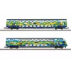 Märklin 87307 Z Doppelstockwagen-Set Touristik 2 DB AG (1:220, 2 Wagen)