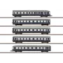 Märklin 087615 Z Wagenset Blauer Enzian DB, MHI (3er-Set Personenwagen)