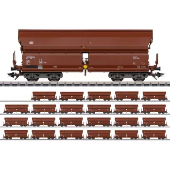 Märklin 000730 H0 24-teiliges Set Schiebedachwagen Tals 968 DB Epoche IV AC