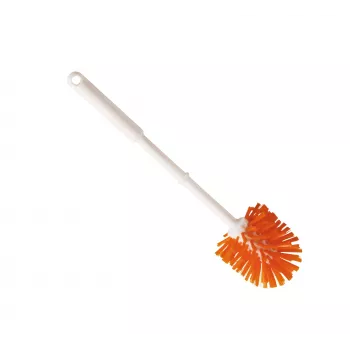 Haug Bürsten Anti-Bac Reinigungsbürste für Fleischwolf Weiß Orange Kunststoff 87426