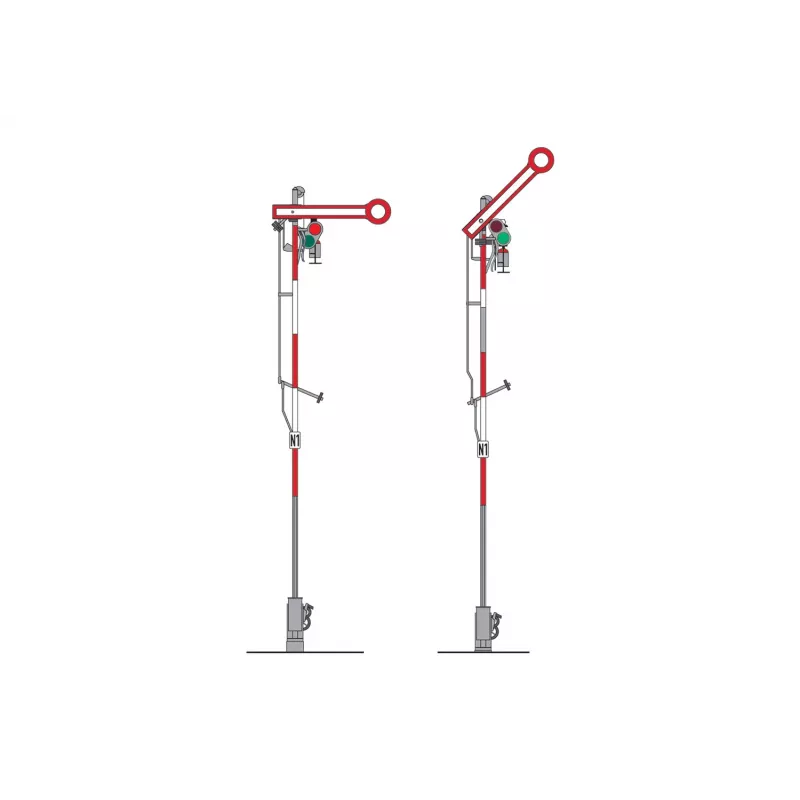 Märklin 70391 H0 Licht-Rangiersignal mit LED und Digitaldecoder