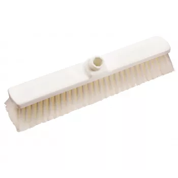 Haug Bürsten 88820 Besenkopf, weißer Kunststoff, 40 cm breit, Gewindeanschluss