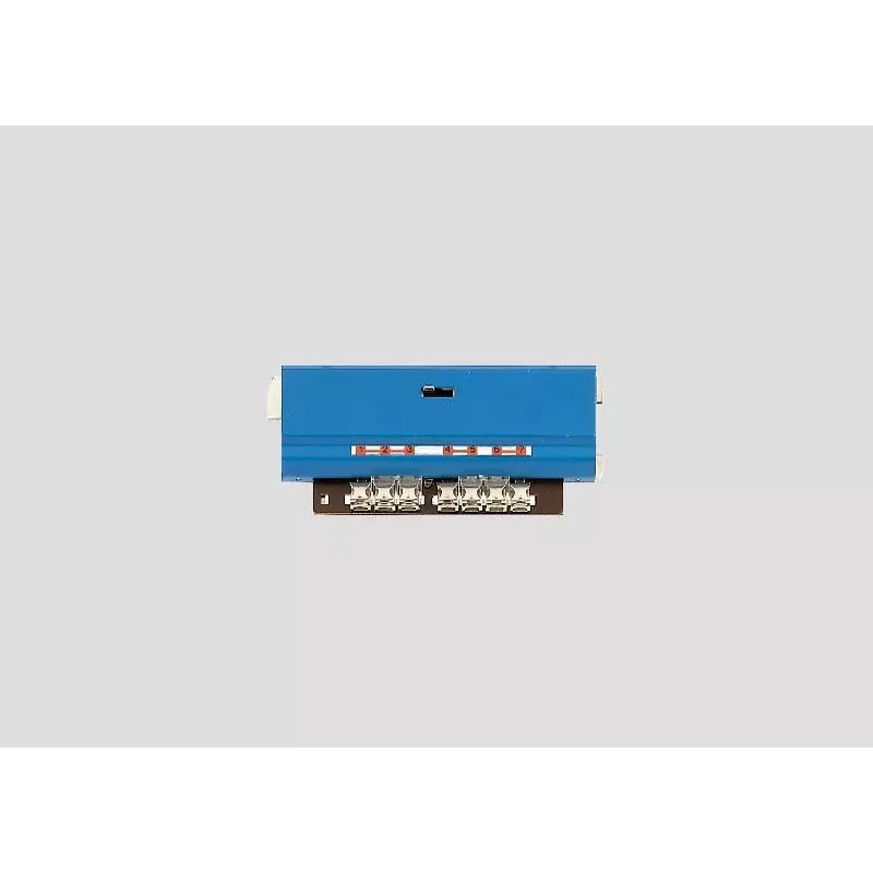 Märklin Universal-Fernschalter - DCC Digitaldecoder für Modellbahnzubehör - 4 Ausgänge - Blau (8945)