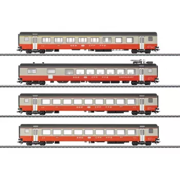 Märklin 42190 H0 4-Wagen-Set Swiss Express Reisezugwagen SBB