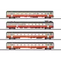 Märklin 42190 H0 4-Wagen-Set Swiss Express Reisezugwagen SBB