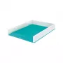 LEITZ WOW Duo Colour Briefablage A4 Eisblau/Weiß 5361-10-51