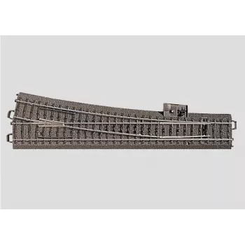Märklin H0 C-Gleis (mit Bettung) 24712 Weiche, schlank, rechts 236,1 mm (24712)