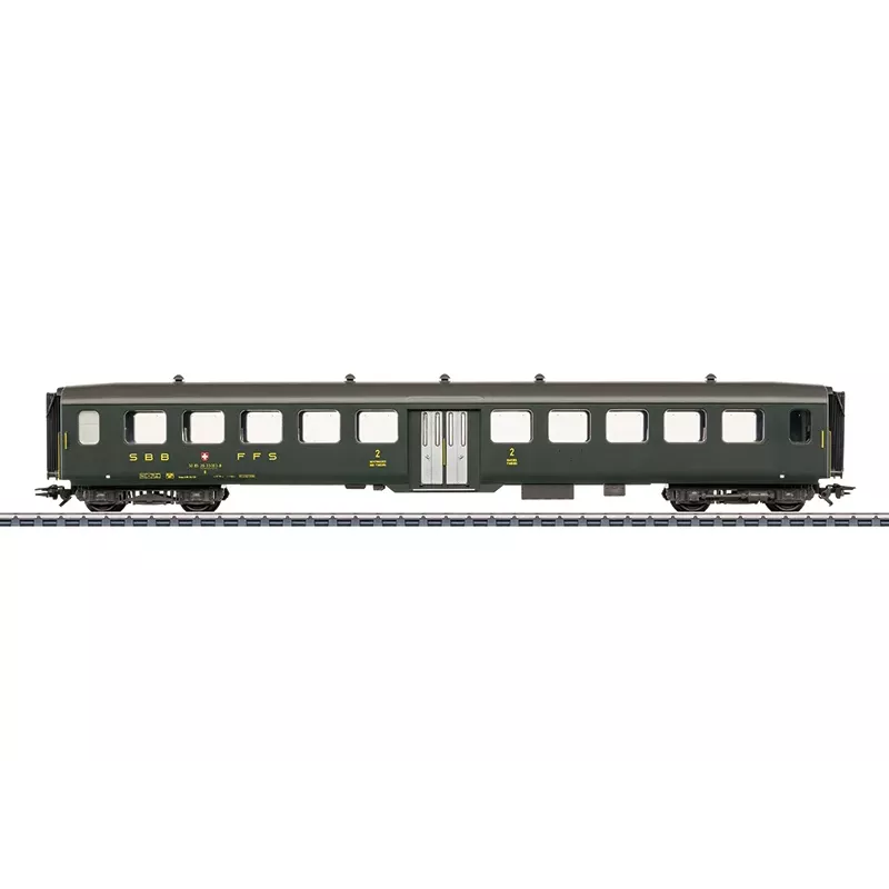 Märklin 043383 H0 Leichtstahlwagen 2. Klasse SBB