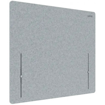 LEITZ Cosy Akustik Schreibtischtrennwand Hellgrau 80 x 70 cm 61230085