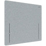 LEITZ Cosy Akustik Schreibtischtrennwand Hellgrau 80 x 70 cm 61230085