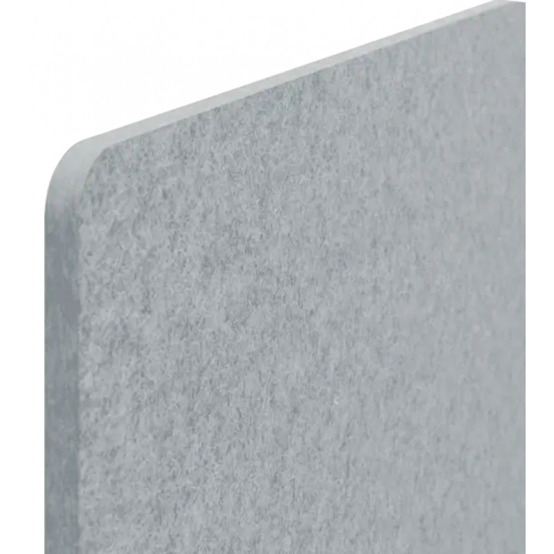 LEITZ Cosy Akustik Schreibtischtrennwand Hellgrau 80 x 70 cm 61230085