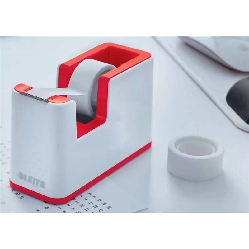 Leitz WOW Briefablage aus Polystyrol Rot/Weiß 53641026