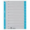 LEITZ A4 hellblaue Karton-Trennblätter, 25er-Pack, Universal-Lochung 16523030