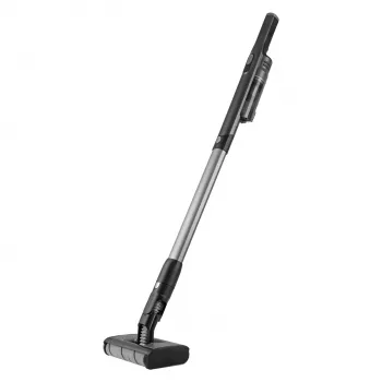 Fakir AS1480LT kabelloser 2-in-1 Stiel- und Handstaubsauger, 14,8V Li-Ion, 35 min Laufzeit, 0,5L beutellos, LED-Turbobürste, Schwarz/Titan 2990003